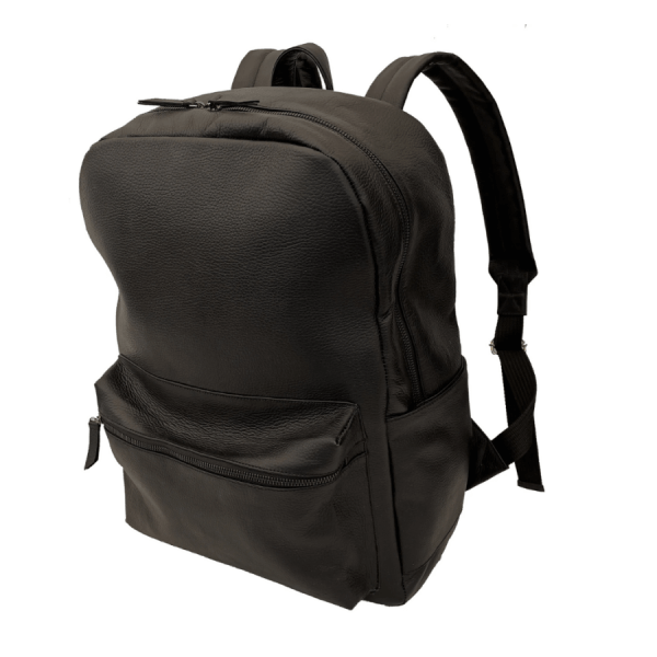 Leather Backpack Grand Prix Model - Black Color